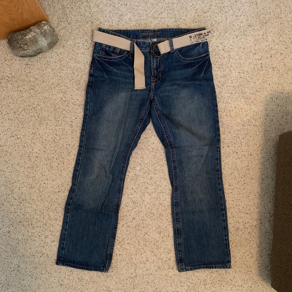 Route 66 34x30 Jeans w/Belt